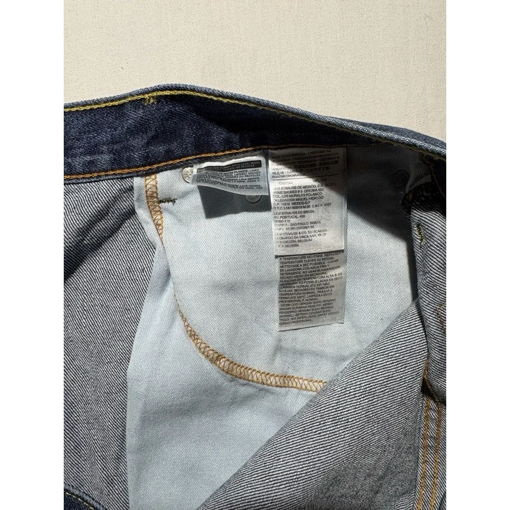 Levis 550 Relaxed Fit Jeans Mens 52x29 Blue Denim Big Tall Cotton Pants